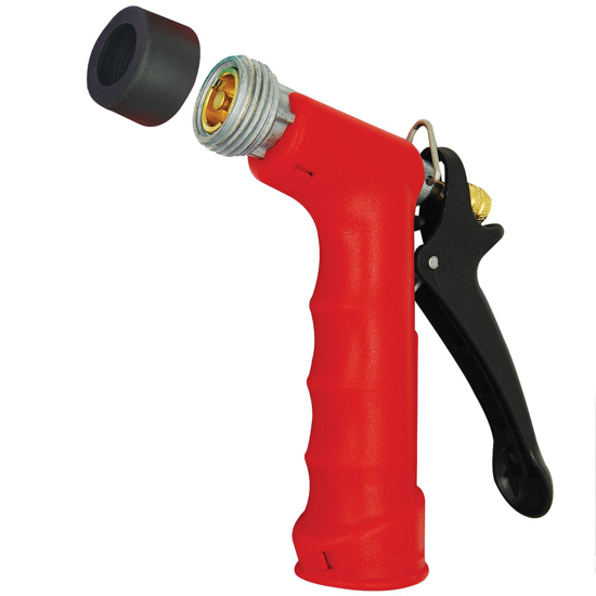 Picture of Insulated Red Commercial Nozzle--Threaded