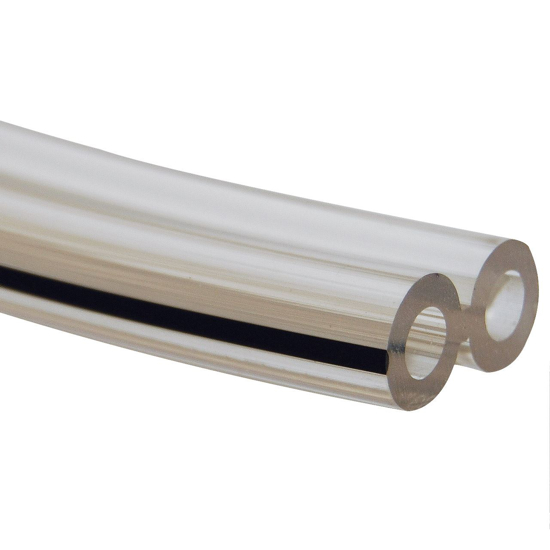 Picture of Twin 3/8" ID Clear Vacuum Tubing--Ctn/100'