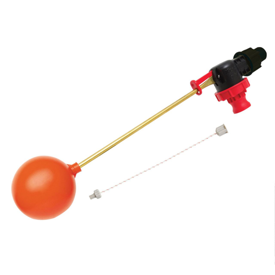 Picture of Xcess 3/4" & 1" Trough Valve w/Cord Nipple & Float Ball