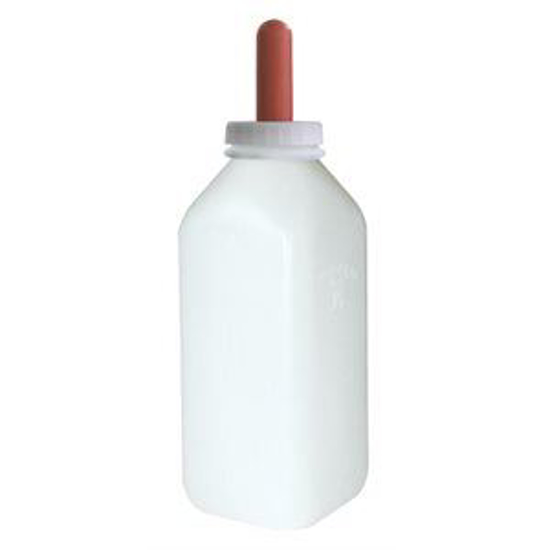 Picture of Miller Calf Bottle w/ Screw Cap & Nipple--2 Qt.