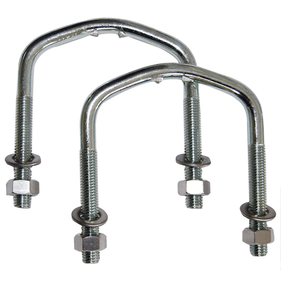 Picture of 2 U-Clamps for Tubes up to 3"