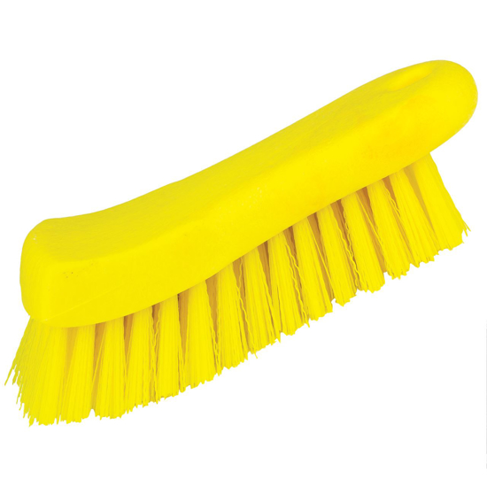Picture of Yellow Block Brush w/Yellow Polyester Bristles (450FO)