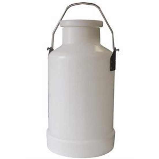 Picture of 80# (37 Kg) Poly Bucket w/Storage Lid & Locking SS Handle