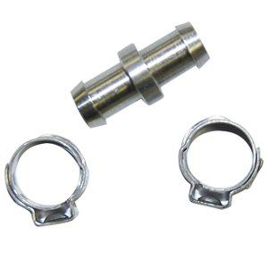 Picture of Barbed-Type Straight Connector Kit (1/4" x 1/4") w/Clamps