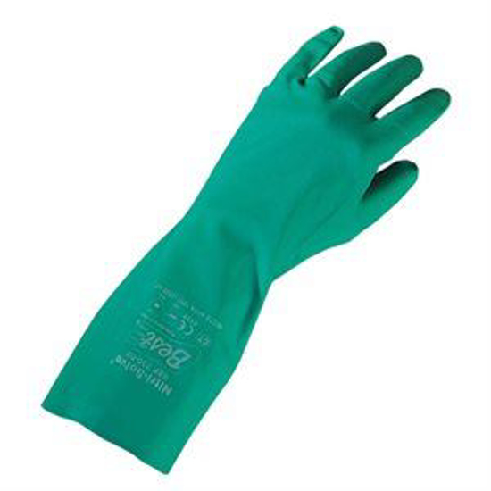 Picture of Flock-Lined Nitri-Solve Nitrile Gloves - Pair