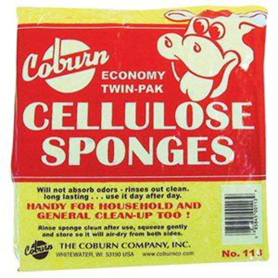 Picture of Yellow Cellulose Sponge--2-Pack