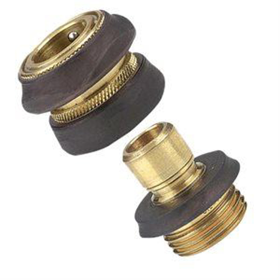 Picture of Male-Female Brass Quick Coupler Set