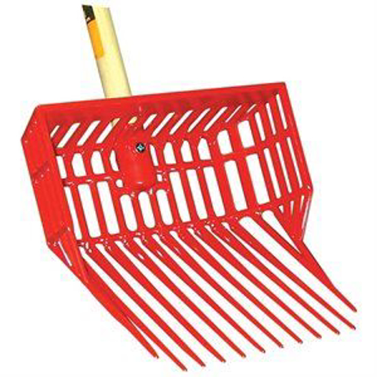 Picture of Red Plastic 11" DuraPitch w/Wood Handle