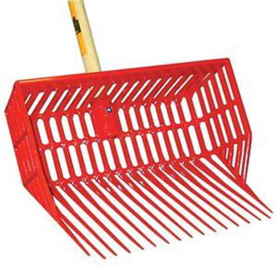 Picture of Red Plastic 16" DuraPitch w/Wood Handle