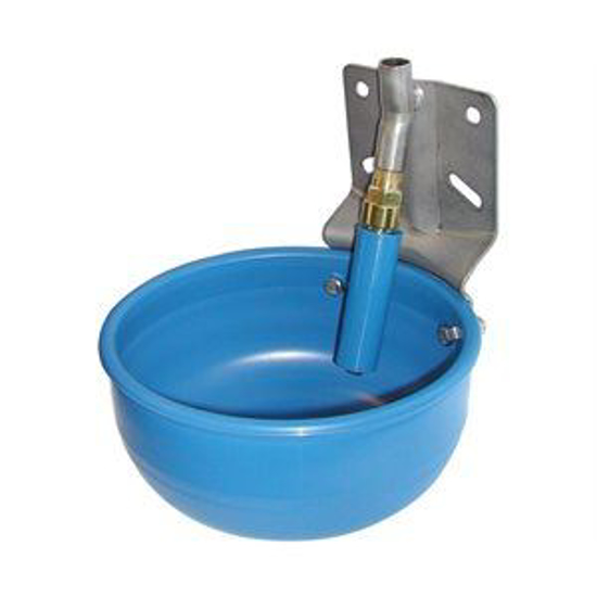 Picture of Super Flow Plastic Water Bowl w/Stainless Mounting Bracket