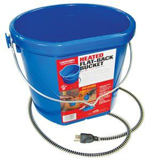 Picture of 115W, 120 V Heated Flat-Back Bucket - 20 Qt.