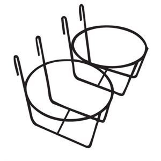Picture of Double Pail Holder f/ Use on Wire Fence
