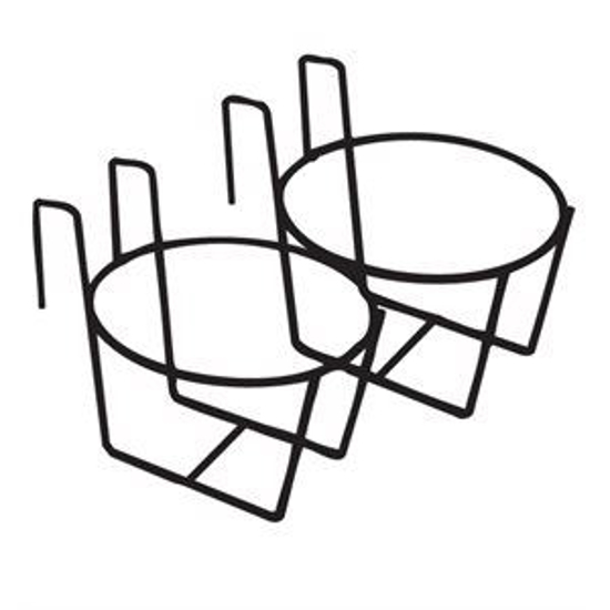 Picture of Double Unit Pail Holder f/ Use on 2x4