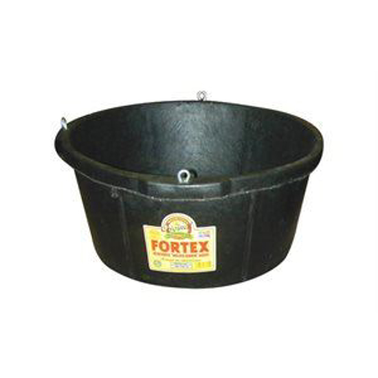 Picture of Fortex 6.5 Gal. Rubber Feed Tub w/ Hanger Loops