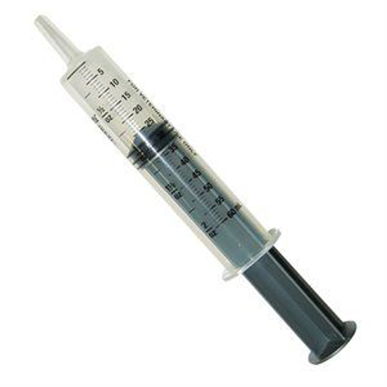 Picture of Disposable 60cc Syringe w/Catheter Tip