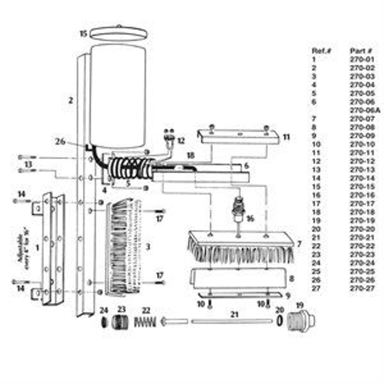 Picture of Screen f/Valve f/Cattle Groomer