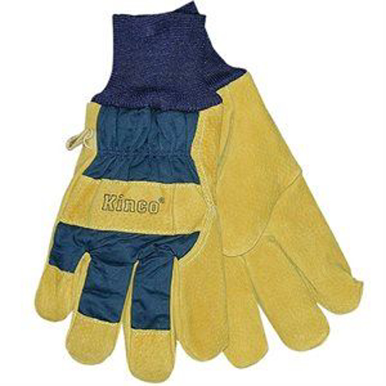 Picture of Leather-Palm Knit-Wrist Gloves