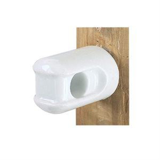 Picture of Porcelain Insulator w/Lag Bolt--Box/25