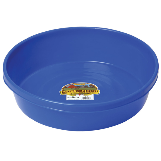 Picture of 3 Gallon Plastic Utility Pan - Blue