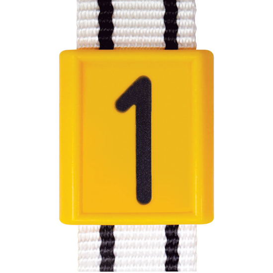 Picture of Yellow Neck Strap ID # 1