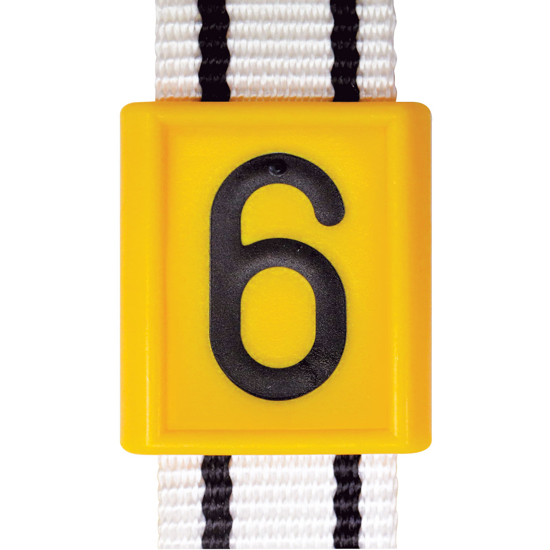 Picture of Yellow Neck Strap ID # 6