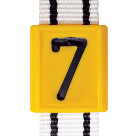 Picture of Yellow Neck Strap ID # 7