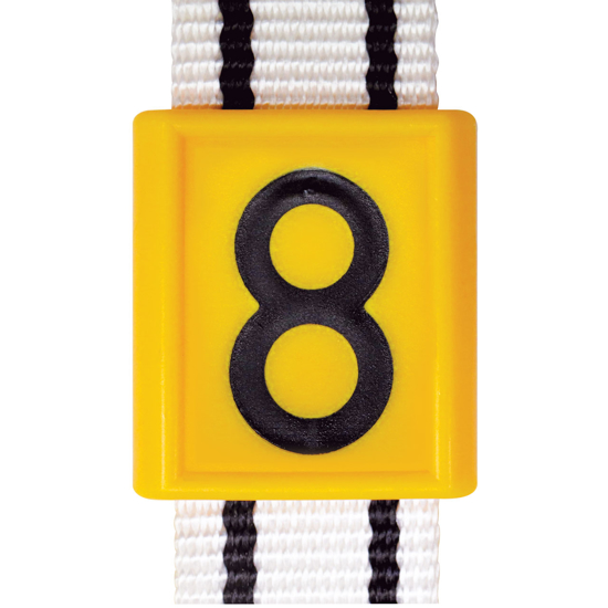 Picture of Yellow Neck Strap ID # 8