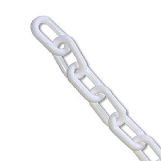 Picture of White #8 Jumbo Poly-Chain 40"