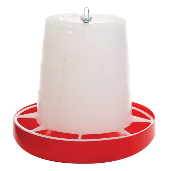 Deluxe Hanging Poultry Feeder - Holds 22 pounds