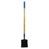Coburn Square Point Shovel with wooden handle and blue cushion grip