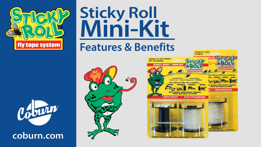 Video: Mr. Sticky - Sticky Roll Fly Tape 81' Mini-Kit