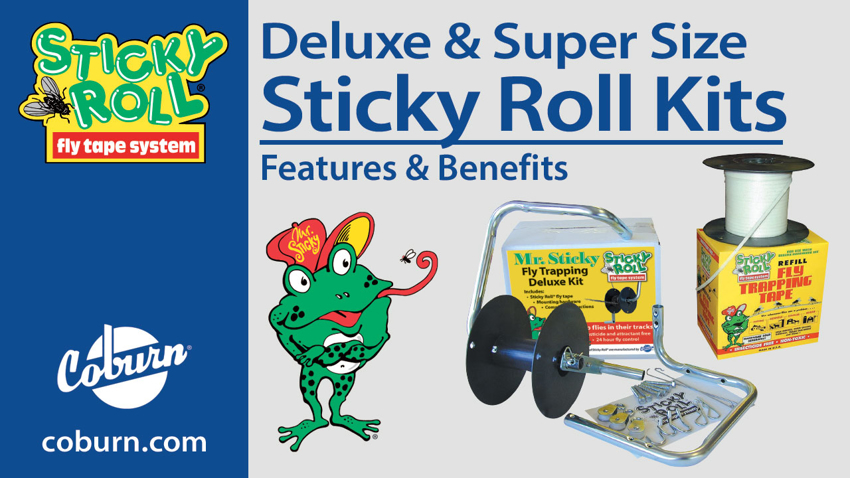 Video: Mr. Sticky - Sticky Roll Fly Tape Deluxe & Super Size Kits