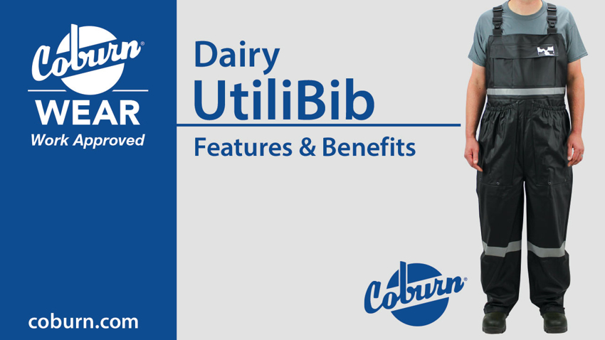 Video: CoburnWear Dairy UtiliBib - waterproof bib overalls