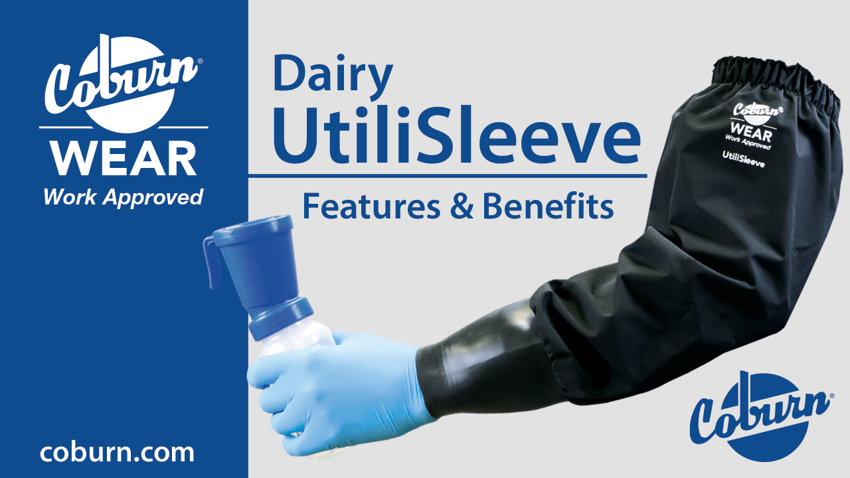 Video: CoburnWear Dairy UtiliSleeve - waterproof milking sleeve