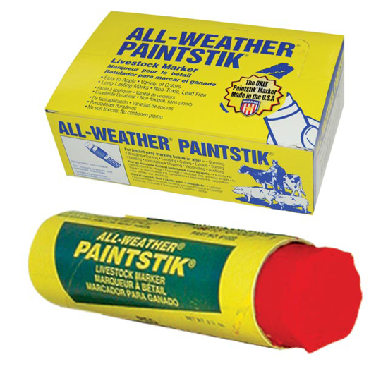 All-Weather Paintstik - Box/12 - Red