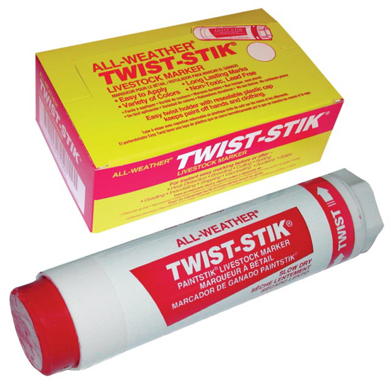 All-Weather Twist-Stik - Box/12 - Red