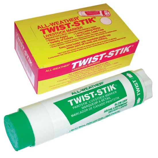 All-Weather Twist-Stik - Box/12 - Green