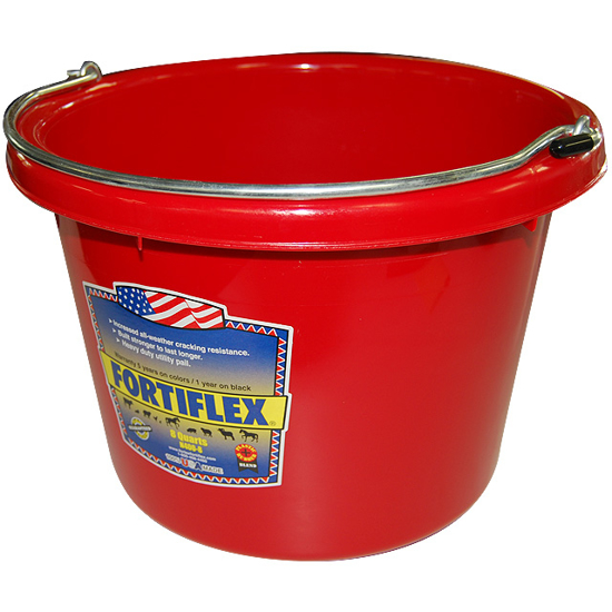 Utility Pail--Red
