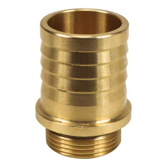 1-1/2" Brass Barbed Hose Fitting for Voluspray Nozzle