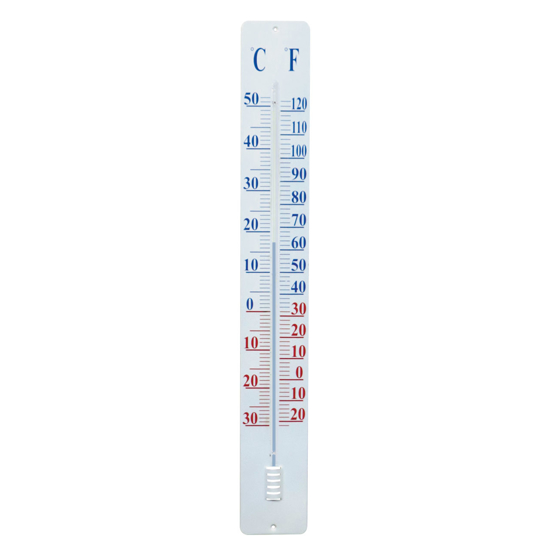 Giant Metal Outdoor Thermometer