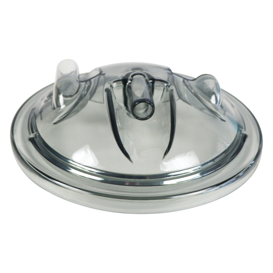 Clear Fresh Cow Lid with 2 - 5/8" Nipples--Lid Only