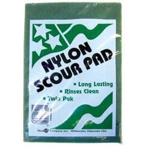 500K (EA) - Green Scour Pad--Bagged 2-Pack
