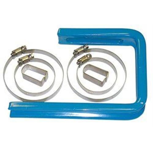 BU85 (EA) - Plastic Coated Ext U-Hanger w/4Clamps, 2Clips-Bagd