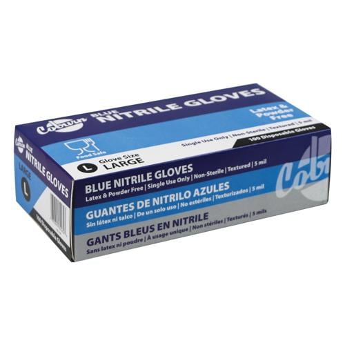 Coburn 5-mil Blue Nitrile Gloves