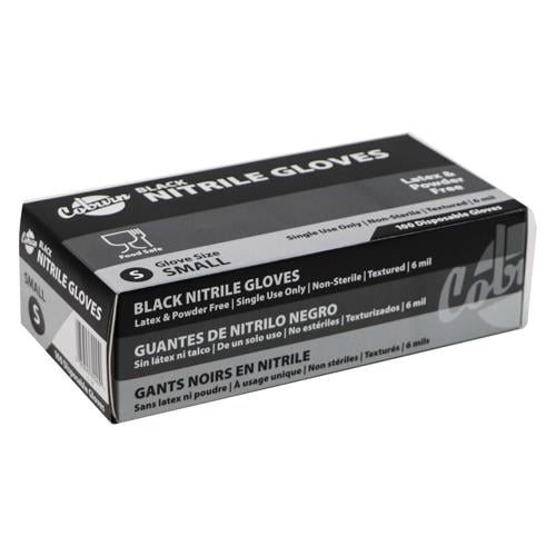 Coburn 6-mil Black Nitrile Gloves