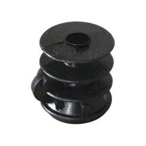 Elfin Plain Black Insulator--bag/25