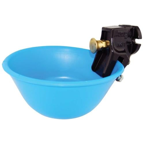 M81P (EA) - Push-Button Waterer w/ Plastic Bowl