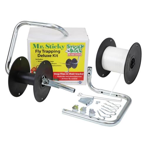 SI1007 Sticky Roll Fly Tape 600' Deluxe Kit w/ Hardware