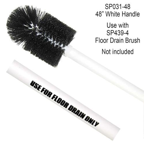 Use for Floor Drain Only Brush Handle--48"