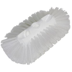 Jumbo Bulk Tank Brush w/White Nylon Bristles--6" x 10.5"